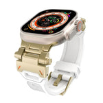 ステンレススチールコネクター TPUウォッチバンド、Apple Watch Series 6 44mm用、Apple Watch Series 5 44mm用