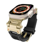 ステンレススチールコネクター TPUウォッチバンド、Apple Watch Series 4 44mm用、Apple Watch Series 3 42mm用
