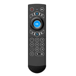 G21 2.4GHz フライエアマウス LEDバックライト ワイヤレスキーボード リモコン ジャイロスコープ搭載 Android TVボックス / PC対応 インテリジェント音声対応、ブルー