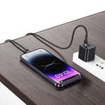 USAMS SJ729 30W USB-C/Type-C から 8ピン アルミ合金データケーブル 長さ: 1.2m SJ729