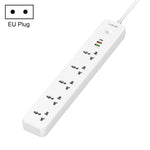 LDNIO SC5319 5ポジショントラベルホームオフィスソケット、38W USBポート付き、ケーブル長：2m、EUプラグ、UKプラグ、米国プラグ