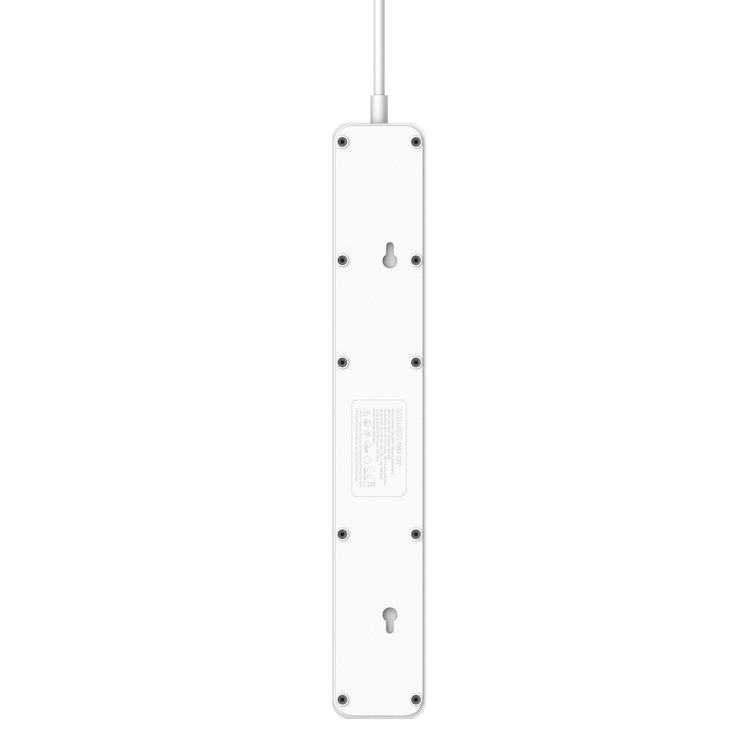 LDNIO SC5319 5ポジショントラベルホームオフィスソケット、38W USBポート付き、ケーブル長：2m、EUプラグ、UKプラグ、米国プラグ