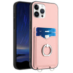 R20 Ring Card Holder Phone Case, For iPhone 13 mini, For iPhone 12, For iPhone 12 Pro Max, For iPhone 12 Pro, For iPhone 12 mini, For iPhone 11 Pro Max, For iPhone 11, For iPhone 11 Pro