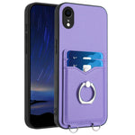 R20 リングカードホルダー付きスマホケース、iPhone XS / X 用、iPhone XR 用、iPhone XS Max 用、iPhone 8 Plus / 7 Plus 用