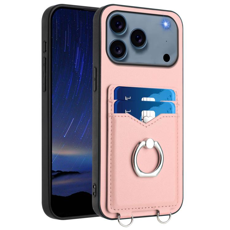 R20 リングカードホルダー付きスマホケース、iPhone 17 Pro Max 用、iPhone 17 Pro 用、iPhone 17 用、iPhone Air 用、iPhone 15 Pro Max 用、iPhone 15 Pro 用、iPhone 15 Plus 用、iPhone 15 用