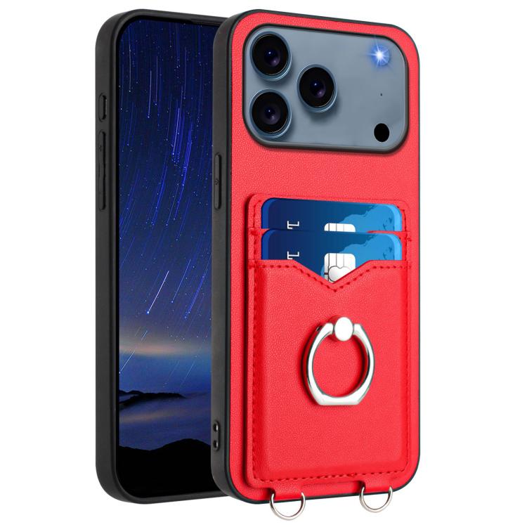 R20 リングカードホルダー付きスマホケース、iPhone 17 Pro Max 用、iPhone 17 Pro 用、iPhone 17 用、iPhone Air 用、iPhone 15 Pro Max 用、iPhone 15 Pro 用、iPhone 15 Plus 用、iPhone 15 用