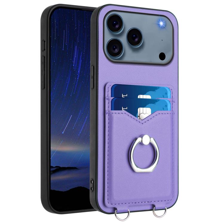 R20 リングカードホルダー付きスマホケース、iPhone 17 Pro Max 用、iPhone 17 Pro 用、iPhone 17 用、iPhone Air 用、iPhone 15 Pro Max 用、iPhone 15 Pro 用、iPhone 15 Plus 用、iPhone 15 用