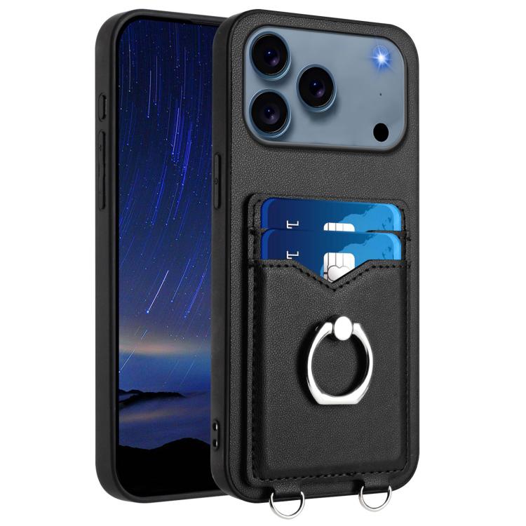 R20 リングカードホルダー付きスマホケース、iPhone 17 Pro Max 用、iPhone 17 Pro 用、iPhone 17 用、iPhone Air 用、iPhone 15 Pro Max 用、iPhone 15 Pro 用、iPhone 15 Plus 用、iPhone 15 用
