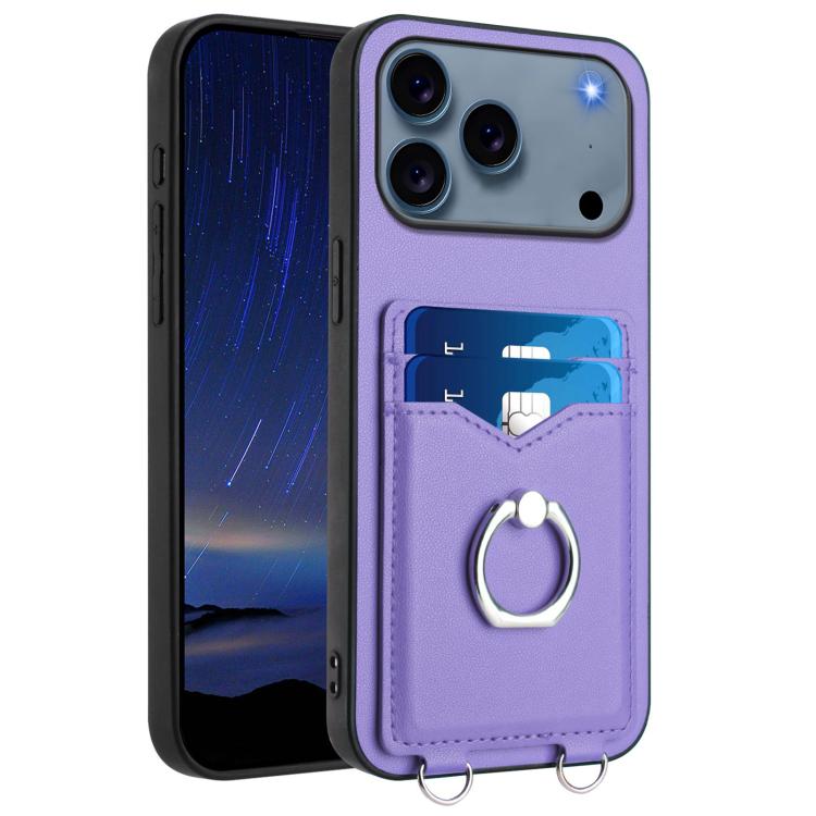 R20 リングカードホルダー付きスマホケース、iPhone 17 Pro Max 用、iPhone 17 Pro 用、iPhone 17 用、iPhone Air 用、iPhone 15 Pro Max 用、iPhone 15 Pro 用、iPhone 15 Plus 用、iPhone 15 用