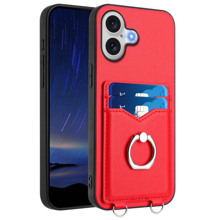 R20 リングカードホルダー付きスマホケース、iPhone 17 Pro Max 用、iPhone 17 Pro 用、iPhone 17 用、iPhone Air 用、iPhone 15 Pro Max 用、iPhone 15 Pro 用、iPhone 15 Plus 用、iPhone 15 用