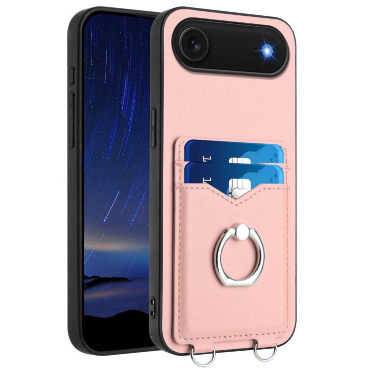 R20 リングカードホルダー付きスマホケース、iPhone 17 Pro Max 用、iPhone 17 Pro 用、iPhone 17 用、iPhone Air 用、iPhone 15 Pro Max 用、iPhone 15 Pro 用、iPhone 15 Plus 用、iPhone 15 用