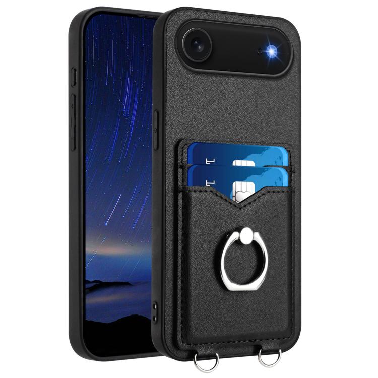 R20 リングカードホルダー付きスマホケース、iPhone 17 Pro Max 用、iPhone 17 Pro 用、iPhone 17 用、iPhone Air 用、iPhone 15 Pro Max 用、iPhone 15 Pro 用、iPhone 15 Plus 用、iPhone 15 用