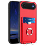 R20 リングカードホルダー付きスマホケース、iPhone 17 Pro Max 用、iPhone 17 Pro 用、iPhone 17 用、iPhone Air 用、iPhone 15 Pro Max 用、iPhone 15 Pro 用、iPhone 15 Plus 用、iPhone 15 用