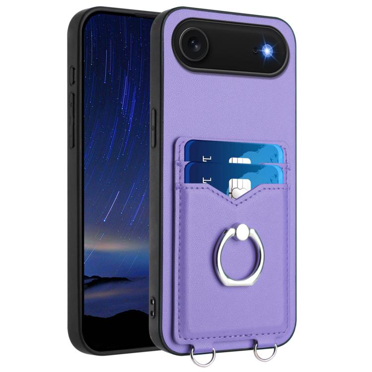 R20 リングカードホルダー付きスマホケース、iPhone 17 Pro Max 用、iPhone 17 Pro 用、iPhone 17 用、iPhone Air 用、iPhone 15 Pro Max 用、iPhone 15 Pro 用、iPhone 15 Plus 用、iPhone 15 用