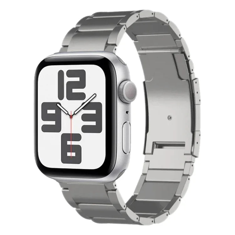 チタン製ウォッチバンド、Apple Watch Series 10 46mm用、Apple Watch Series 10 42mm用、Apple Watch SE 2023 44mm用、Apple Watch SE 2023 40mm用、Apple Watch Ultra 2 49mm用、Apple Watch Series 9 45mm用、Apple Watch Series 9 41mm用