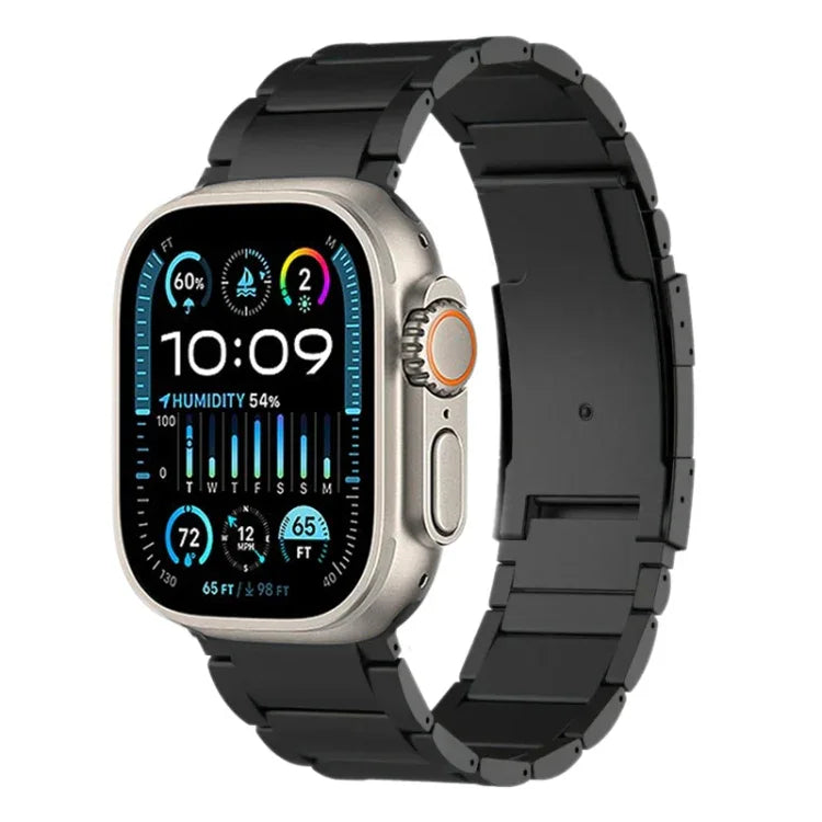 チタン製ウォッチバンド、Apple Watch Series 10 46mm用、Apple Watch Series 10 42mm用、Apple Watch SE 2023 44mm用、Apple Watch SE 2023 40mm用、Apple Watch Ultra 2 49mm用、Apple Watch Series 9 45mm用、Apple Watch Series 9 41mm用