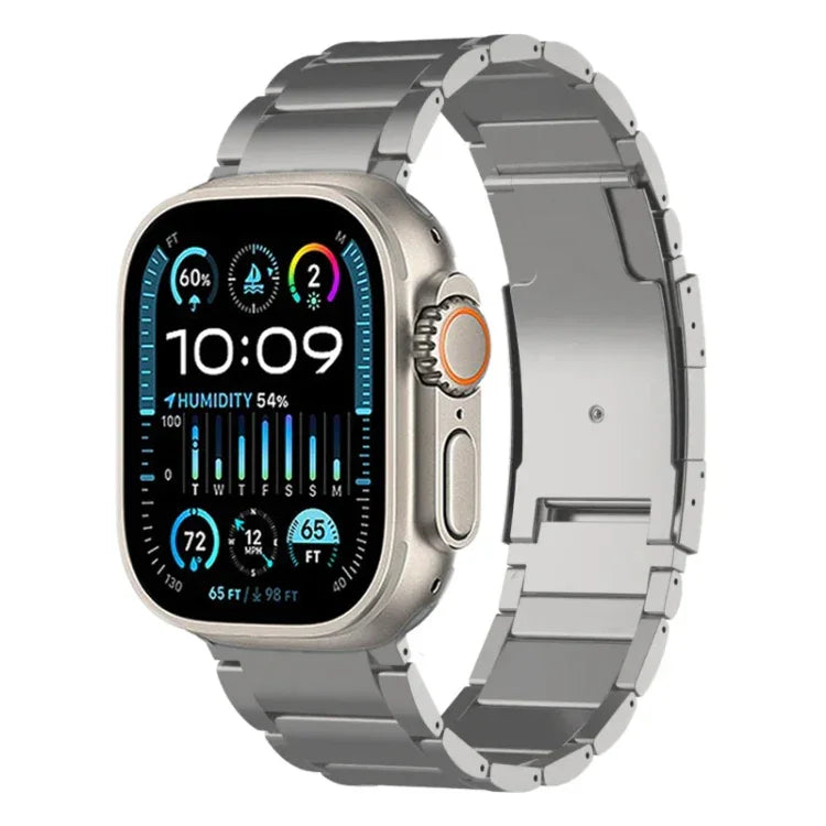 チタン製ウォッチバンド、Apple Watch Series 10 46mm用、Apple Watch Series 10 42mm用、Apple Watch SE 2023 44mm用、Apple Watch SE 2023 40mm用、Apple Watch Ultra 2 49mm用、Apple Watch Series 9 45mm用、Apple Watch Series 9 41mm用