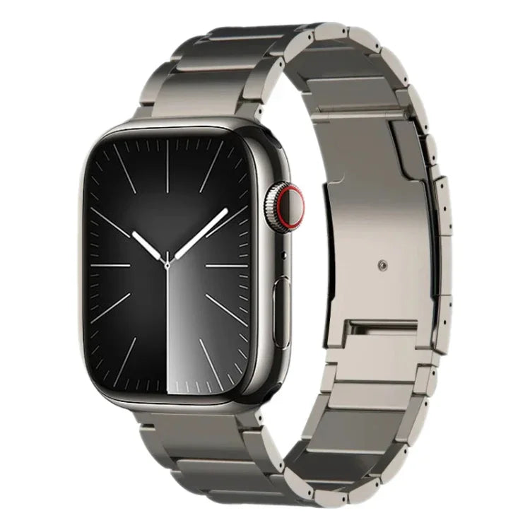 チタン製ウォッチバンド、Apple Watch Series 10 46mm用、Apple Watch Series 10 42mm用、Apple Watch SE 2023 44mm用、Apple Watch SE 2023 40mm用、Apple Watch Ultra 2 49mm用、Apple Watch Series 9 45mm用、Apple Watch Series 9 41mm用