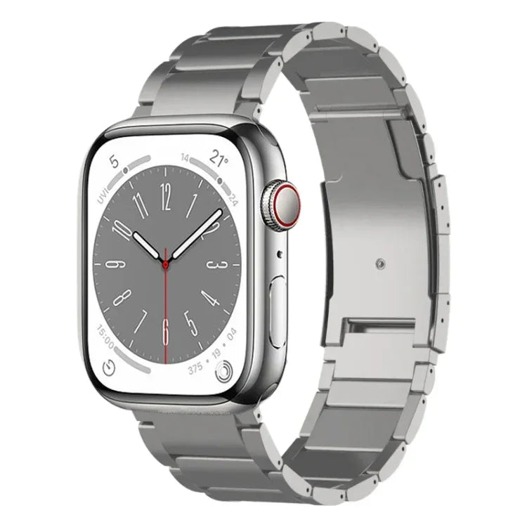 チタン製ウォッチバンド、Apple Watch Series 10 46mm用、Apple Watch Series 10 42mm用、Apple Watch SE 2023 44mm用、Apple Watch SE 2023 40mm用、Apple Watch Ultra 2 49mm用、Apple Watch Series 9 45mm用、Apple Watch Series 9 41mm用