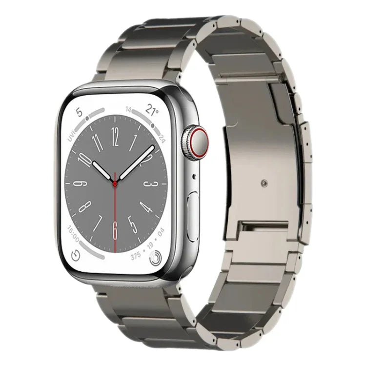 チタン製ウォッチバンド、Apple Watch Series 10 46mm用、Apple Watch Series 10 42mm用、Apple Watch SE 2023 44mm用、Apple Watch SE 2023 40mm用、Apple Watch Ultra 2 49mm用、Apple Watch Series 9 45mm用、Apple Watch Series 9 41mm用