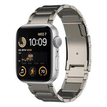 チタン製ウォッチバンド、Apple Watch Series 10 46mm用、Apple Watch Series 10 42mm用、Apple Watch SE 2023 44mm用、Apple Watch SE 2023 40mm用、Apple Watch Ultra 2 49mm用、Apple Watch Series 9 45mm用、Apple Watch Series 9 41mm用
