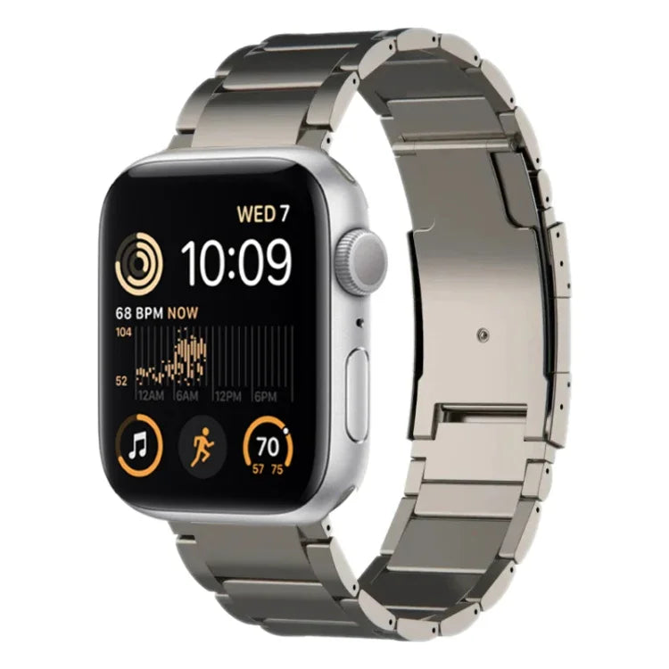 チタン製ウォッチバンド、Apple Watch Series 10 46mm用、Apple Watch Series 10 42mm用、Apple Watch SE 2023 44mm用、Apple Watch SE 2023 40mm用、Apple Watch Ultra 2 49mm用、Apple Watch Series 9 45mm用、Apple Watch Series 9 41mm用