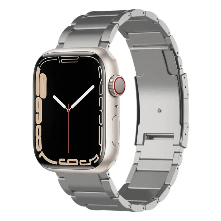チタン製ウォッチバンド、Apple Watch Series 7 41mm用、Apple Watch Series 7 45mm用、Apple Watch SE 40mm用、Apple Watch SE 44mm用、Apple Watch Series 6 40mm用、Apple Watch Series 6 44mm用、Apple Watch Series 5 44mm用