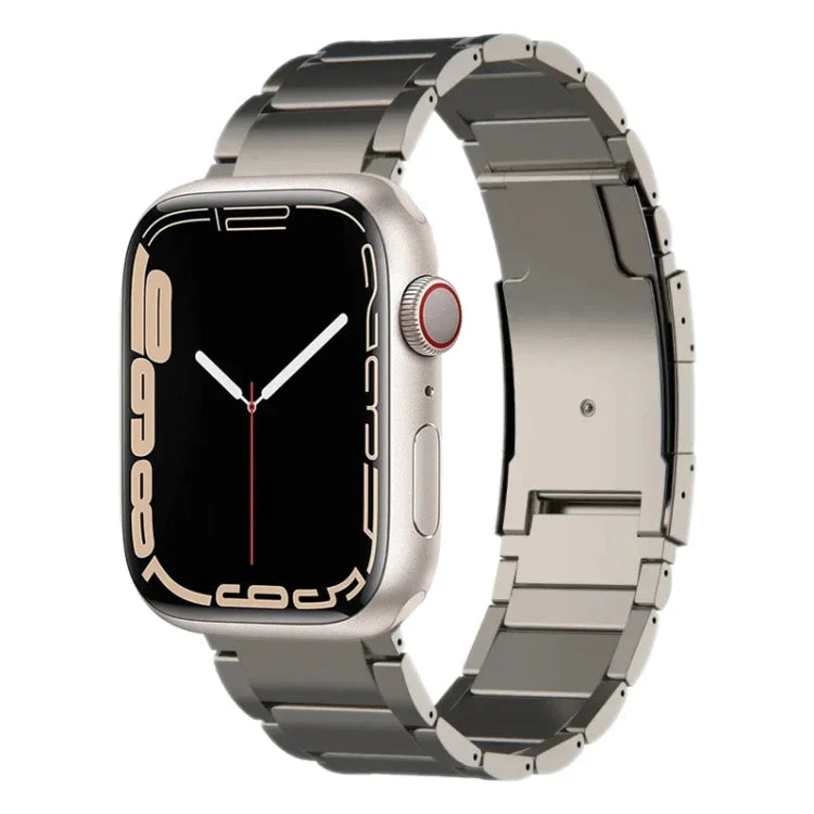 チタン製ウォッチバンド、Apple Watch Series 7 41mm用、Apple Watch Series 7 45mm用、Apple Watch SE 40mm用、Apple Watch SE 44mm用、Apple Watch Series 6 40mm用、Apple Watch Series 6 44mm用、Apple Watch Series 5 44mm用