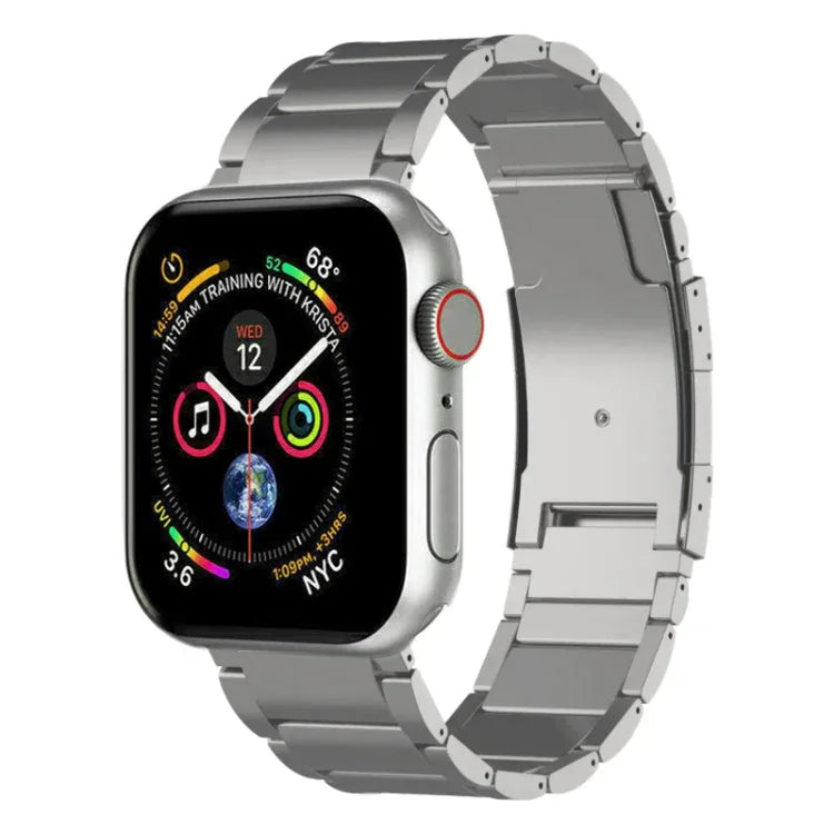 チタン製ウォッチバンド、Apple Watch Series 7 41mm用、Apple Watch Series 7 45mm用、Apple Watch SE 40mm用、Apple Watch SE 44mm用、Apple Watch Series 6 40mm用、Apple Watch Series 6 44mm用、Apple Watch Series 5 44mm用