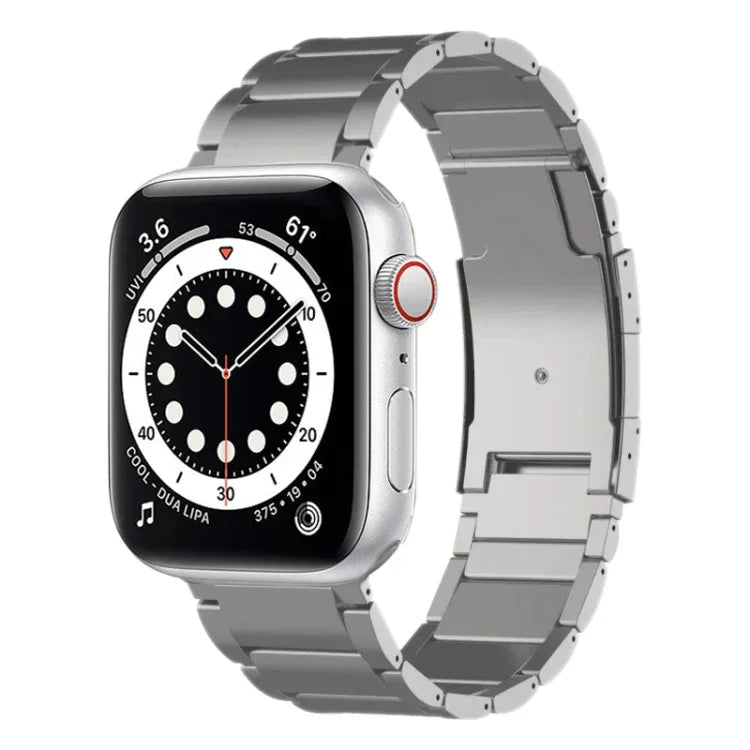 チタン製ウォッチバンド、Apple Watch Series 7 41mm用、Apple Watch Series 7 45mm用、Apple Watch SE 40mm用、Apple Watch SE 44mm用、Apple Watch Series 6 40mm用、Apple Watch Series 6 44mm用、Apple Watch Series 5 44mm用