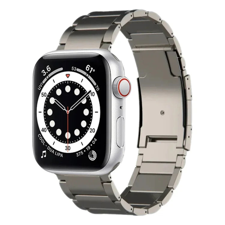 チタン製ウォッチバンド、Apple Watch Series 7 41mm用、Apple Watch Series 7 45mm用、Apple Watch SE 40mm用、Apple Watch SE 44mm用、Apple Watch Series 6 40mm用、Apple Watch Series 6 44mm用、Apple Watch Series 5 44mm用