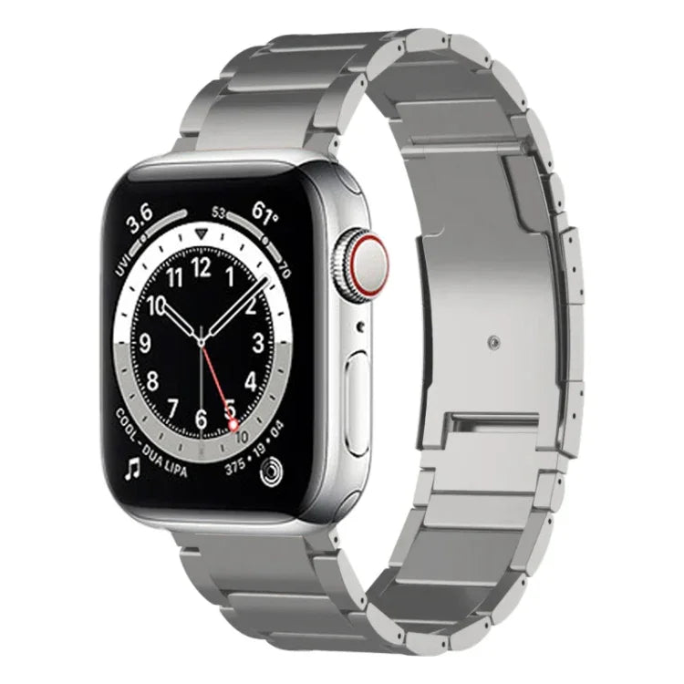 チタン製ウォッチバンド、Apple Watch Series 7 41mm用、Apple Watch Series 7 45mm用、Apple Watch SE 40mm用、Apple Watch SE 44mm用、Apple Watch Series 6 40mm用、Apple Watch Series 6 44mm用、Apple Watch Series 5 44mm用