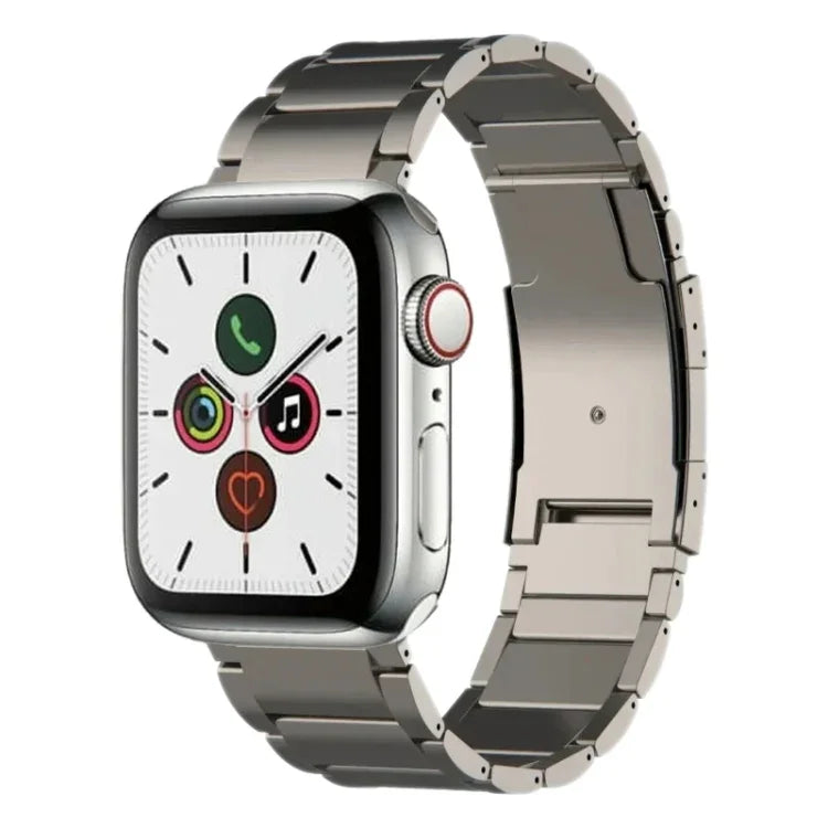 チタン製ウォッチバンド、Apple Watch Series 7 41mm用、Apple Watch Series 7 45mm用、Apple Watch SE 40mm用、Apple Watch SE 44mm用、Apple Watch Series 6 40mm用、Apple Watch Series 6 44mm用、Apple Watch Series 5 44mm用
