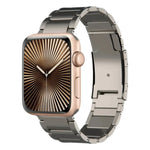 チタン製ウォッチバンド、Apple Watch Series 10 46mm用、Apple Watch Series 10 42mm用、Apple Watch SE 2023 44mm用、Apple Watch SE 2023 40mm用、Apple Watch Ultra 2 49mm用、Apple Watch Series 9 45mm用、Apple Watch Series 9 41mm用