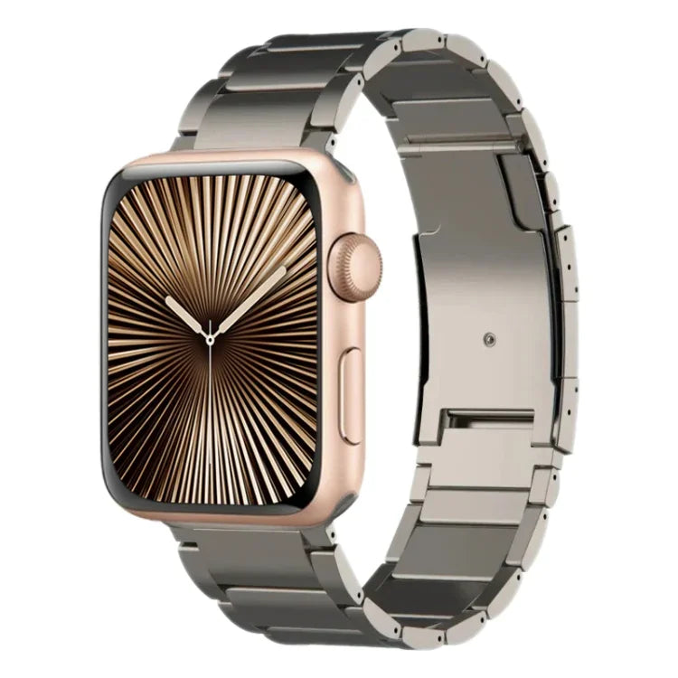 チタン製ウォッチバンド、Apple Watch Series 10 46mm用、Apple Watch Series 10 42mm用、Apple Watch SE 2023 44mm用、Apple Watch SE 2023 40mm用、Apple Watch Ultra 2 49mm用、Apple Watch Series 9 45mm用、Apple Watch Series 9 41mm用