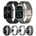 チタン製ウォッチバンド、Apple Watch Series 10 46mm用、Apple Watch Series 10 42mm用、Apple Watch SE 2023 44mm用、Apple Watch SE 2023 40mm用、Apple Watch Ultra 2 49mm用、Apple Watch Series 9 45mm用、Apple Watch Series 9 41mm用