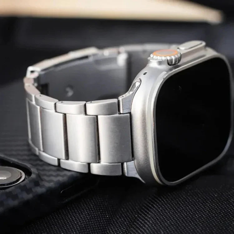 チタン製ウォッチバンド、Apple Watch Series 10 46mm用、Apple Watch Series 10 42mm用、Apple Watch SE 2023 44mm用、Apple Watch SE 2023 40mm用、Apple Watch Ultra 2 49mm用、Apple Watch Series 9 45mm用、Apple Watch Series 9 41mm用