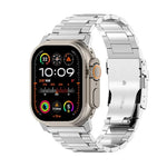 26mm セーフティバックル チタン合金ウォッチバンド、Apple Watch SE 2023 44mm用、Apple Watch Ultra 2 49mm用、Apple Watch Series 9 45mm用、Apple Watch Ultra 49mm用、Apple Watch Series 8 45mm用、Apple Watch SE 2022 44mm用、Apple Watch Series 7 45mm用