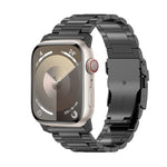 26mm セーフティバックル チタン合金ウォッチバンド、Apple Watch SE 2023 44mm用、Apple Watch Ultra 2 49mm用、Apple Watch Series 9 45mm用、Apple Watch Ultra 49mm用、Apple Watch Series 8 45mm用、Apple Watch SE 2022 44mm用、Apple Watch Series 7 45mm用