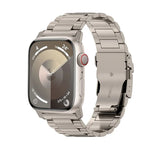 26mm セーフティバックル チタン合金ウォッチバンド、Apple Watch SE 2023 44mm用、Apple Watch Ultra 2 49mm用、Apple Watch Series 9 45mm用、Apple Watch Ultra 49mm用、Apple Watch Series 8 45mm用、Apple Watch SE 2022 44mm用、Apple Watch Series 7 45mm用