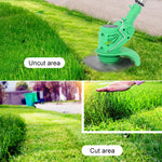 42V Portable Rechargeable Electric Lawn Mower Weeder, EU Plug, US Plug