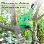 42V Portable Rechargeable Electric Lawn Mower Weeder, EU Plug, US Plug