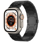マグネティックバックルチタン合金ウォッチバンド、Apple Watch SE 2023 44mm用、Apple Watch Ultra 2 49mm用、Apple Watch Series 9 45mm用、Apple Watch Ultra 49mm用、Apple Watch Series 8 45mm用、Apple Watch SE 2022 44mm用、Apple Watch Series 7 45mm用...