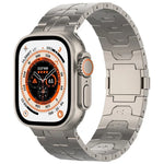 マグネティックバックルチタン合金ウォッチバンド、Apple Watch SE 2023 44mm用、Apple Watch Ultra 2 49mm用、Apple Watch Series 9 45mm用、Apple Watch Ultra 49mm用、Apple Watch Series 8 45mm用、Apple Watch SE 2022 44mm用、Apple Watch Series 7 45mm用...