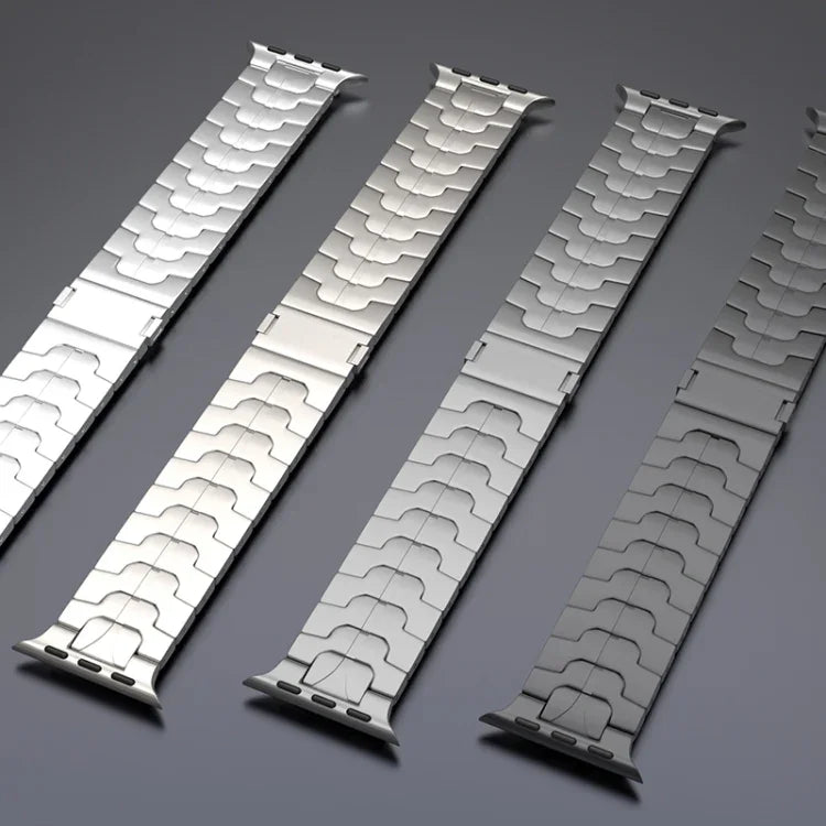 マグネティックバックルチタン合金ウォッチバンド、Apple Watch SE 2023 44mm用、Apple Watch Ultra 2 49mm用、Apple Watch Series 9 45mm用、Apple Watch Ultra 49mm用、Apple Watch Series 8 45mm用、Apple Watch SE 2022 44mm用、Apple Watch Series 7 45mm用...