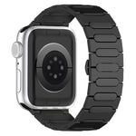 オーバルバタフライバックルチタン合金ウォッチバンド、Apple Watch SE 2023 44mm用、Apple Watch Ultra 2 49mm用、Apple Watch Series 9 45mm用、Apple Watch Ultra 49mm用、Apple Watch Series 8 45mm用、Apple Watch SE 2022 44mm用...