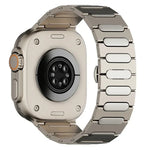 オーバルバタフライバックルチタン合金ウォッチバンド、Apple Watch SE 2023 44mm用、Apple Watch Ultra 2 49mm用、Apple Watch Series 9 45mm用、Apple Watch Ultra 49mm用、Apple Watch Series 8 45mm用、Apple Watch SE 2022 44mm用...
