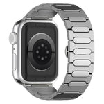 オーバルバタフライバックルチタン合金ウォッチバンド、Apple Watch SE 2023 44mm用、Apple Watch Ultra 2 49mm用、Apple Watch Series 9 45mm用、Apple Watch Ultra 49mm用、Apple Watch Series 8 45mm用、Apple Watch SE 2022 44mm用...