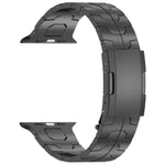 タートルバックルチタン合金ウォッチバンド、Apple Watch SE 2023 44mm用、Apple Watch SE 2023 40mm用、Apple Watch Ultra 2 49mm用、Apple Watch Series 9 45mm用、Apple Watch Series 9 41mm用、Apple Watch Ultra 49mm用、Apple Watch Series 8 41mm用...