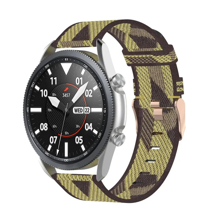織りナイロンテクスチャーストラップ、サイズ：フリーサイズ 20mm、Galaxy Watch 3 41mm用